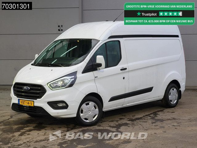 Ford Transit Custom 130PK Automaat L2 H2 Sortimo inrichting Hoog Dak Xenon LED Airco Cruise Parkeers
