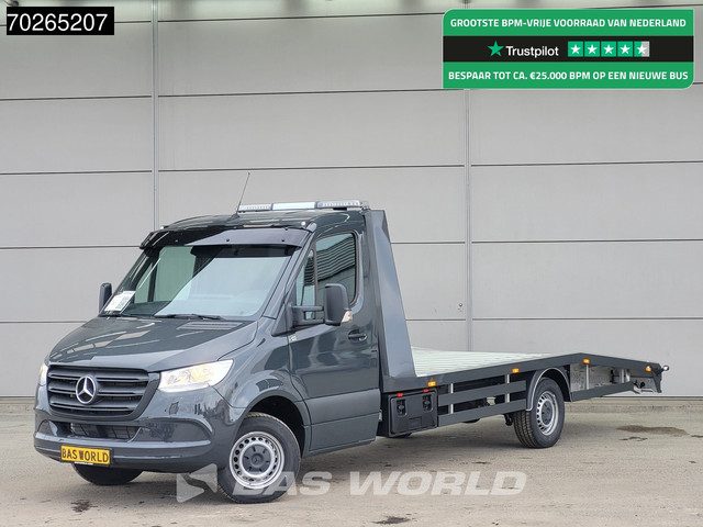 Mercedes-Benz Sprinter 317 CDI BPM VRIJ! Automaat Autotransporter Lier Trekhaak MBUX Navi Airco Crui