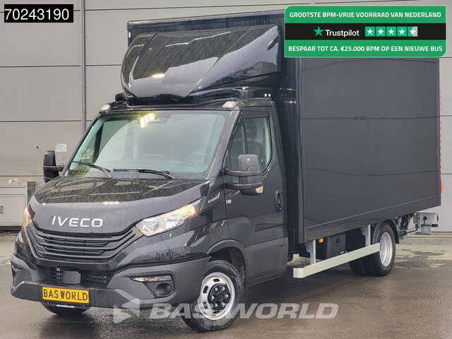 Iveco Daily 35C18 Automaat Dhollandia 1000kg Laadklep ACC Navi Airco Zijdeur Bakwagen Meubelbak Koff