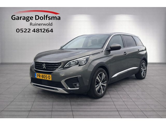 Peugeot 5008 1.2 PureTech Allure-Camera-7 Pers-NL auto-18"-1/2 leer-