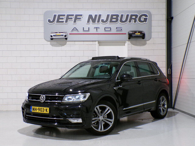 Volkswagen Tiguan 1.4 TSI ACT 150PK R-Line Connected Series "Origineel NL!" Pano Full-LED Apple-carp