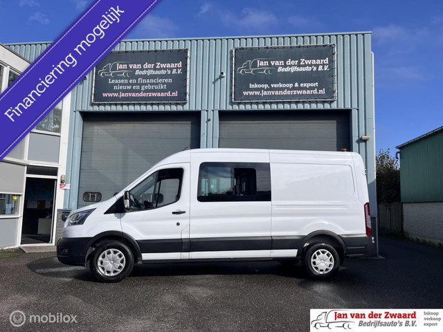 Ford Transit 350 2.0 TDCI Euro 6 L3H2 Ambiente Dubbele Cabine Navi Airco Ceuise control Trekhaak