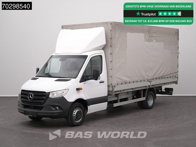 Mercedes-Benz Sprinter 519 CDI 3.0L V6 Automaat 484cm Dubbellucht Huif Bakwagen 190PK Airco Cruise E