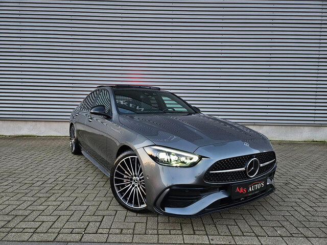 Mercedes-Benz C-Klasse 300 AMG Line Panoramadak Memory 360 camera Burmester