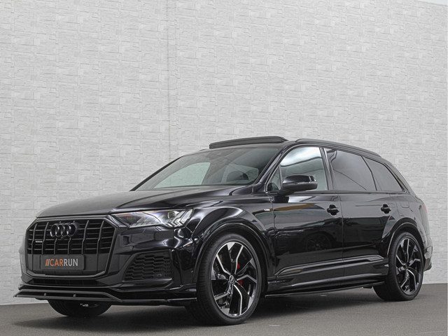 Audi Q7 55 TFSI e S-Line | Panorama | Leder | Luchtvering | LED-Matrix | Keyless-Go | 22 inch |