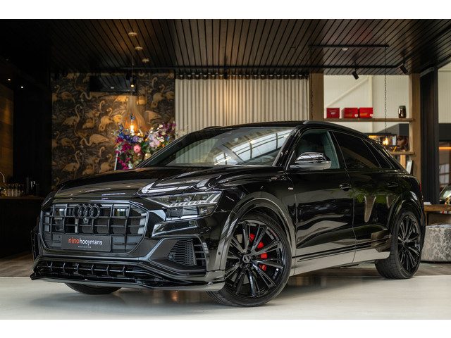 Audi Q8 55 TFSI e quattro ABT | S-line binnen buiten | Massage | Trekhaak | PANO | Tour | City | B&O