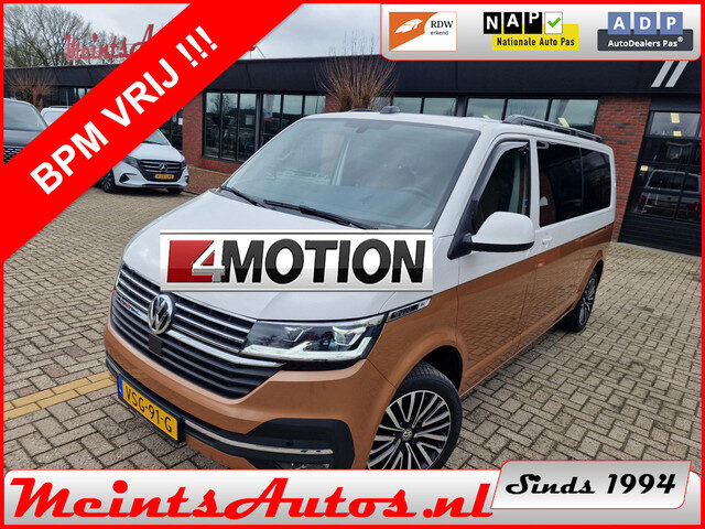 Volkswagen Transporter T6.1 2.0 TDI 204Pk Bulli 4-MOTION DC Dubbele Cabine DSG 31 L2H1 DIG. COCKPIT