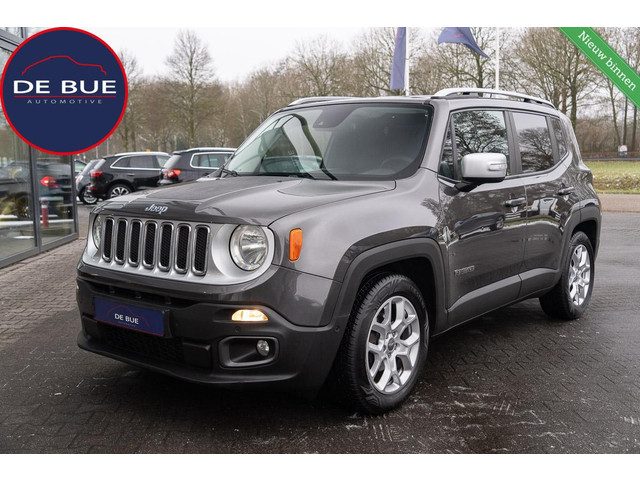 Jeep Renegade 1.6 MultiJet Limited Aut.|Euro 6|Trekhaak|GrijsKenteken|BTW|Org NL NAP|2e Eig|Airco|Ca