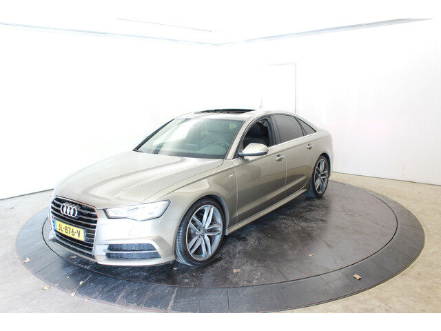 Audi A6 Limo 1.8 TFSI Premium S Line Pano Vol Leder EL aKlep Zwarte hemel Mem Seats Navi