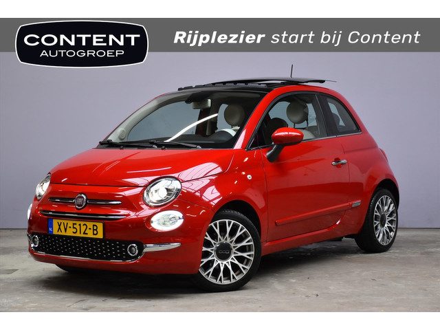 Fiat 500 TwinAir Turbo 80pk Collezione Panoramadak! Weinig KM!