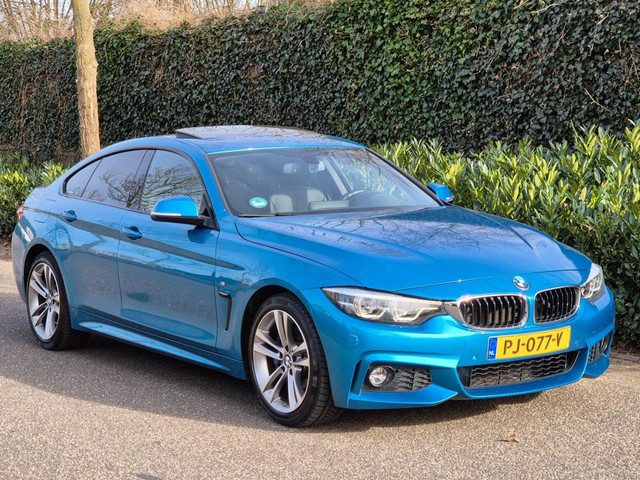 BMW 4 Serie Gran Coupé 420i M Sport GARANTIE snappper-rocks-blue metallic 2e-Eig Pano Apple CarPlay