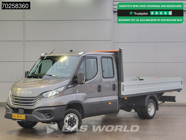 Iveco Daily 35C21 BPM VRIJ! 3.0L Automaat 210PK 2025-Model Open laadbak Dubbel Cabine Dubbellucht Ca