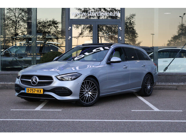 Mercedes-Benz C-Klasse Estate 200 Avantgarde l Panoramadak l Beige LEDER Interieur l MBUX l LED Adap