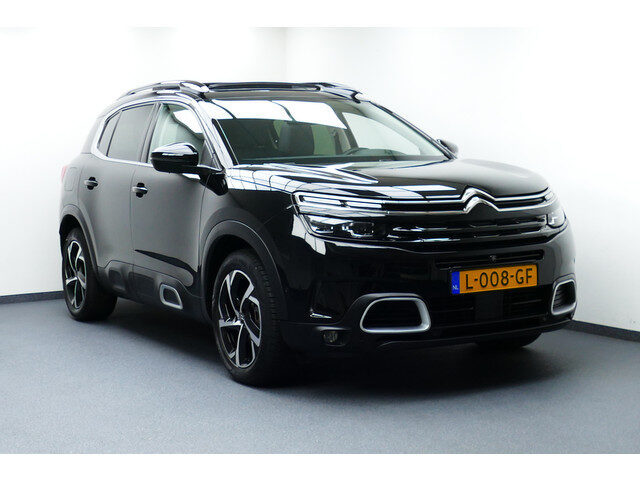 Citroën C5 Aircross 1.6 181Pk Shine. Panodak, 360 Camera, Half Leer, StoelVerw, 18"LMV, Haak 1500kg