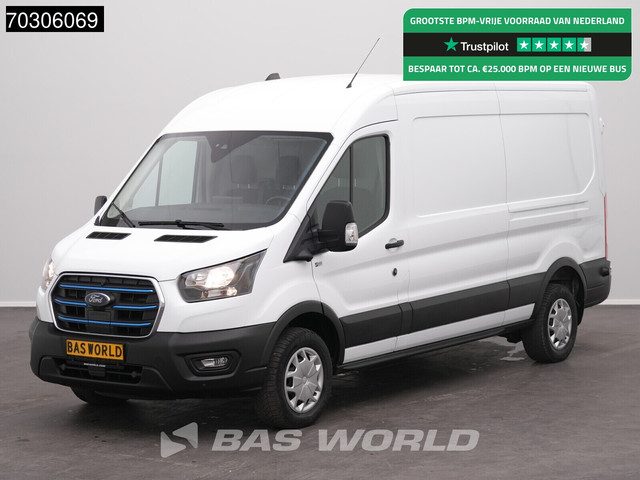 Ford E-Transit L3H2 L3 Elektrisch 68kWh 317km WLTP Navi Airco Cruise Parkeersensoren v+a SYNC4-Displ