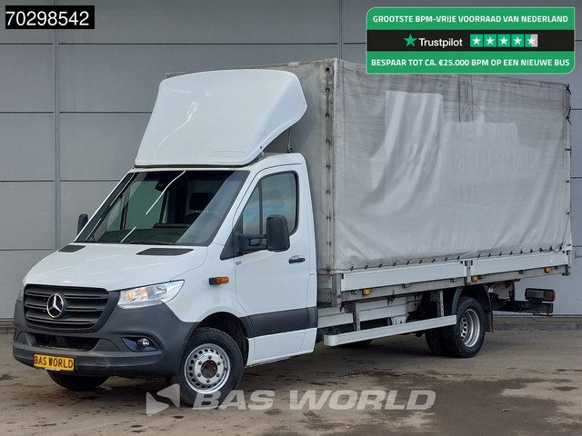 Mercedes-Benz Sprinter 519 CDI 3.0L V6 Automaat 484cm Dubbellucht Huif Bakwagen 190PK Airco Cruise E