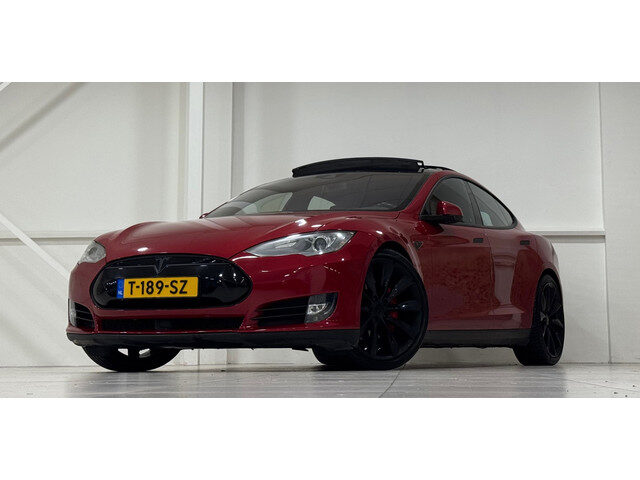 Tesla Model S 90D Performance 735pk SOH 86% Schuif/kanteldak 21"LM velgen Mooi!