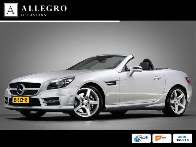 Mercedes-Benz SLK 200 AMG-Line (SFEERVERLICHTING, STOEL- & NEKVERWARMING, NAVIGATIESYSTEEM, CRUISE C