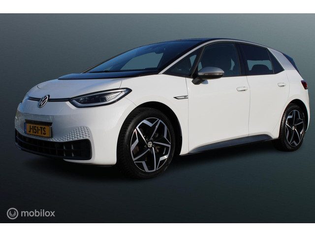 Volkswagen ID.3 First Plus 58 kWh, Stoel-stuurverwarming, Donker glas, Zwarte hemel, Pdc voor + acht