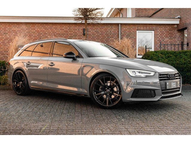 Audi A4 Avant 1.4 TFSI Sport S Line Black Edition 150 PK Quantum Grey Leder Cruise 20''
