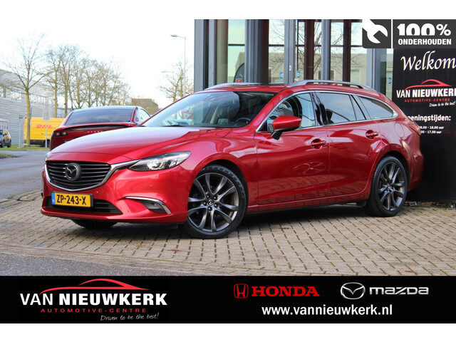 Mazda 6 2.5 SKYACTIV-G 192PK GT-M | Sunroof | Adap Cruise | Carplay | Dealer Onderhouden!
