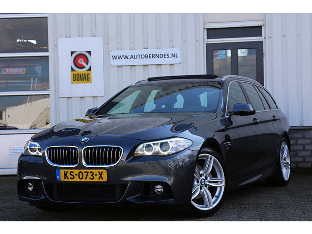 BMW 5 Serie touring 520i 184PK M Sport*NL-Auto*Pano/Comfortstoelen/Stoelverw./Memorie/Elek. Klep/Xen