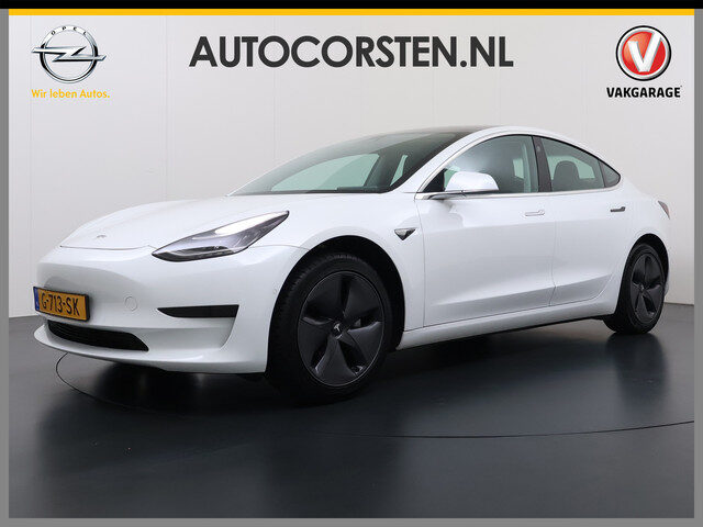 Tesla Model 3 SR+ 60kWh 326PK AutoPilot Leer PanoramaDak Adaptive Cruise Lmv 18" Camera's Elektr.-St
