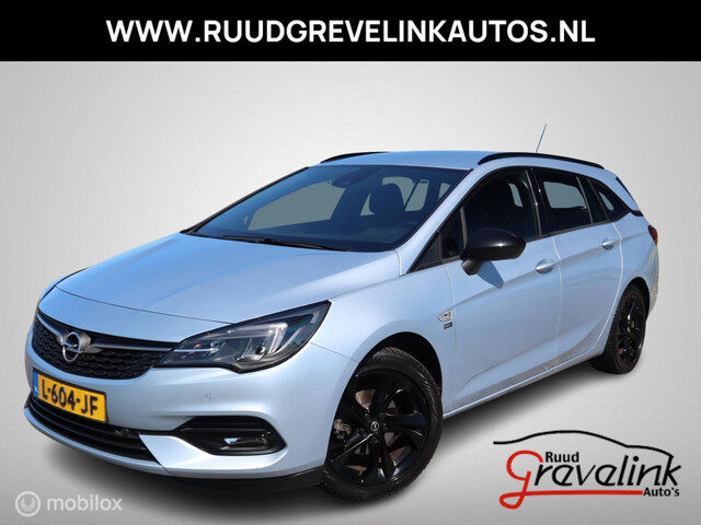 Opel Astra Sports Tourer 1.2 Turbo 110 PK H6 Edition 2020 Navigatie Zwarte spiegels + Velgen Trekhaa