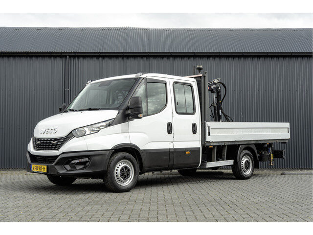 Iveco Daily 35S18D 375 | 3.0 180PK | Hiab 013 | 3.5T Trekgewicht | Automaat | Climate | Camera | Eur