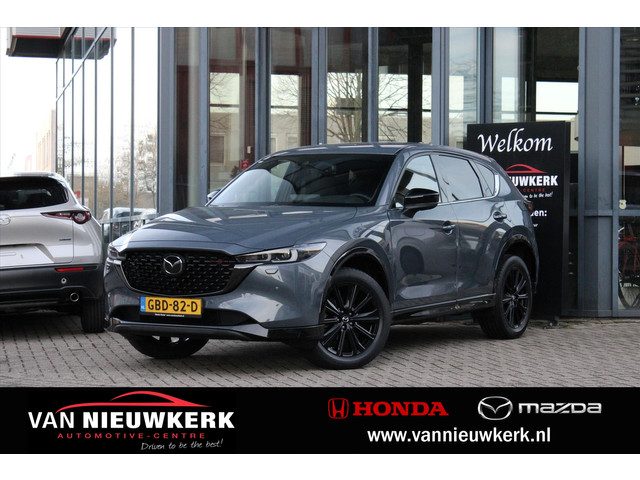 Mazda CX-5 2.0 SKYACTIV-G M-Hybrid 165pk Automaat Homura | Zwart leder | 360 | BOSE | Carplay | Stoe