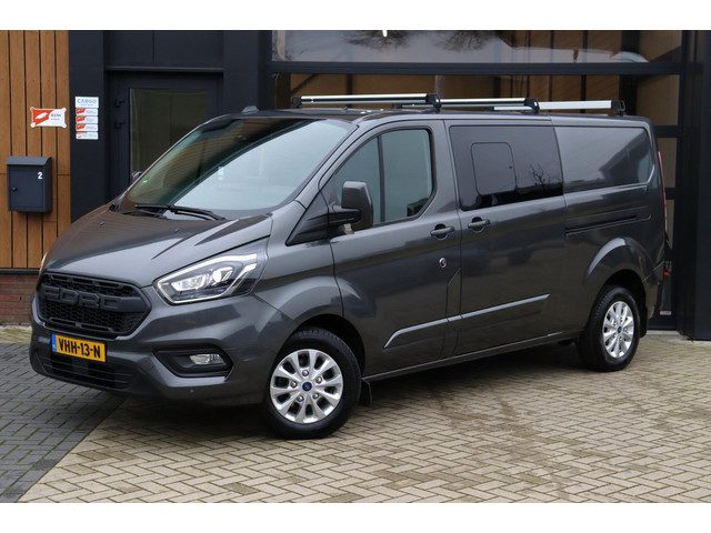 Ford Transit Custom 320 2.0 TDCI L2H1 Limited DC | Leder | 170pk | Navi | Stoelverwarming | Trekhaak