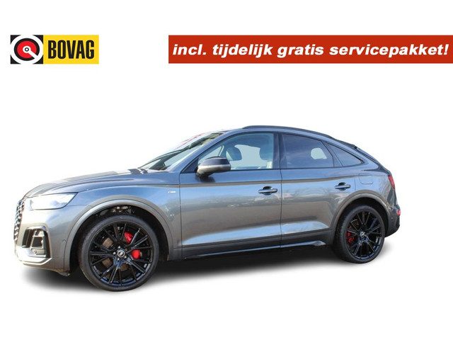 Audi Q5 Sportback 55 TFSI e 367pk S-Line Black Line Quattro Matrix Luchtv. HUD trekh. 21