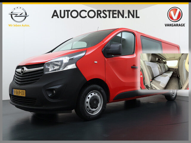 Opel Vivaro * Gereserveerd* 1.6CDTI 126PK L2H1 DC Dubbele Cabine 5-Persoons Navi Camera Airco Trekha