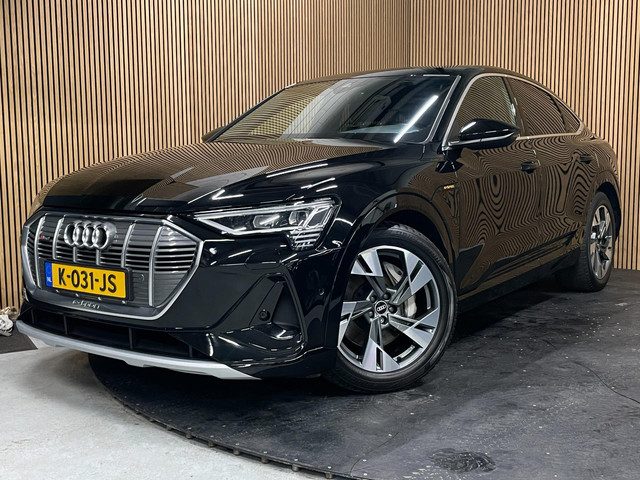 Audi e-tron Sportback 55 Quattro S-Line 95 kWh|GROTE ACCU|PANO|TREKHAAK|1/2 LEDER|ACC|MEMORY|CAMERA|
