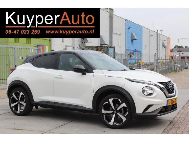 Nissan Juke 1.0 DIG-T Tekna 1E EIG RONDOM CAMERA BOSE KEYLESS HALF LEDER NAVI VOL OPTIES