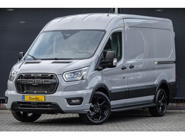 Ford Transit L2H2 | 130Pk A8 Aut. | Raptor Edition | 2x Schuifdeur | 360° Camera | Grey Matter | Nie