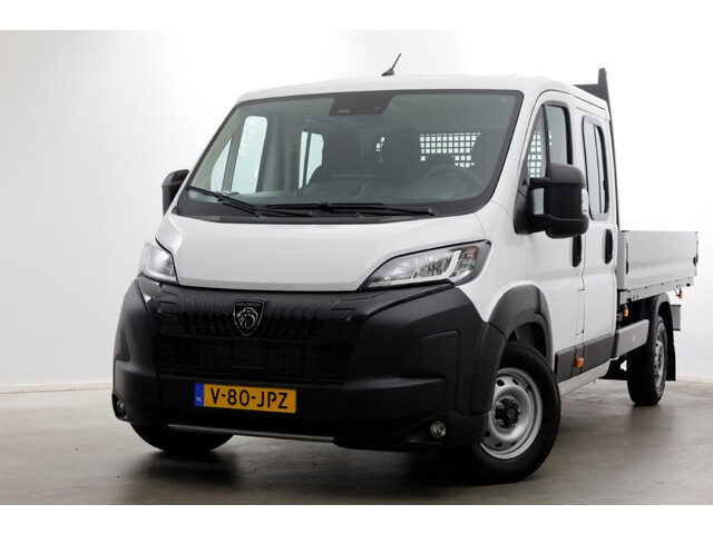Peugeot Boxer 2.2 BlueHDi 140pk D.C. Open Laadbak Trekhaak 3000kg BPM-Vrij 11-2024