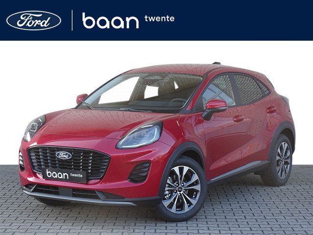 Ford Puma 1.0 Turbo 125pk Mild Hybride Titanium | Winterpack | Comfortpack | Camera | Fantastic Red