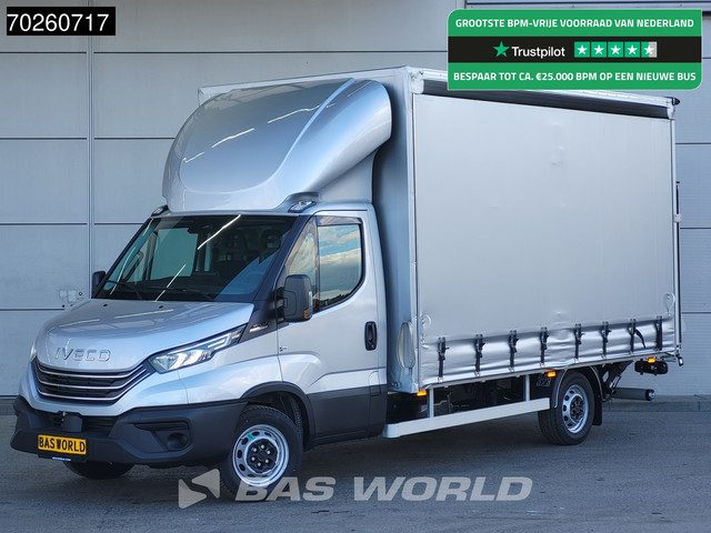 Iveco Daily 35S21 BPM VRIJ! 3.0L 210PK Automaat Schuifzeilen Laadklep ACC LED CarPlay Euro6 Schuifze