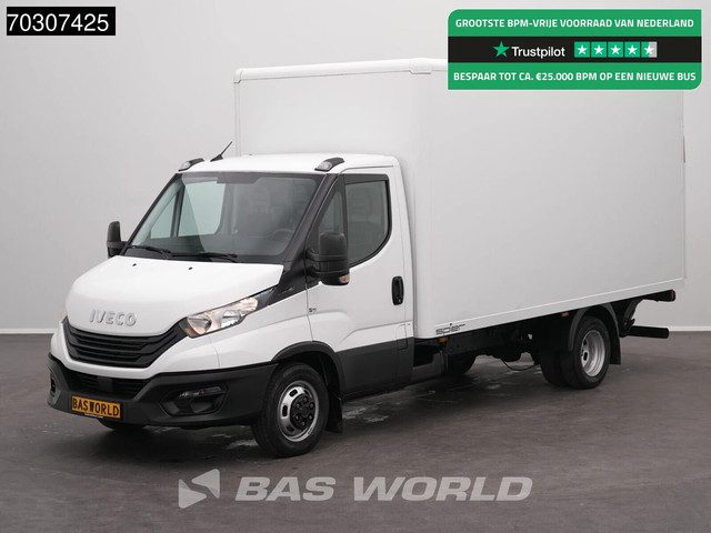 Iveco Daily 35C16 Laadklep Dubbellucht 160PK Bakwagen Airco Euro6 Meubelbak Koffer Airco