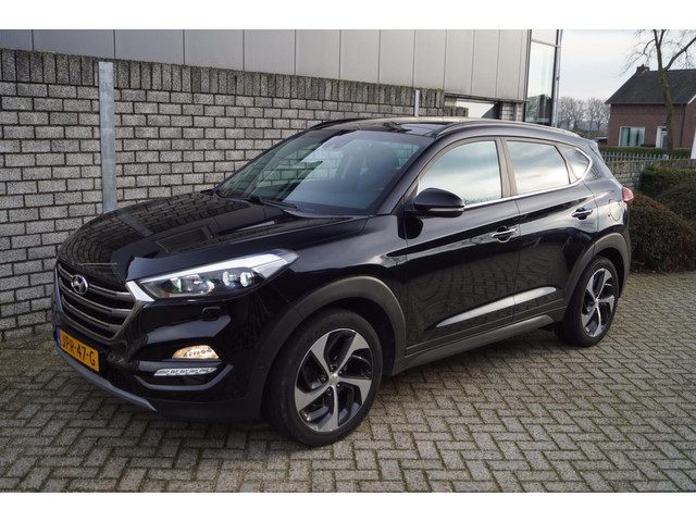 Hyundai Tucson 1.6 T-GDi Premium 4WD Autom Panodak Leder Stoel/Stuur en A Bankverw Navi Camera Xenon