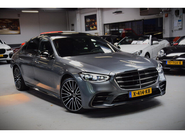Mercedes-Benz S-Klasse 580 e 4MATIC Lang AMG Line Panoramadak|Org.NL|Dealer Onderhouden|BTW|Achteras