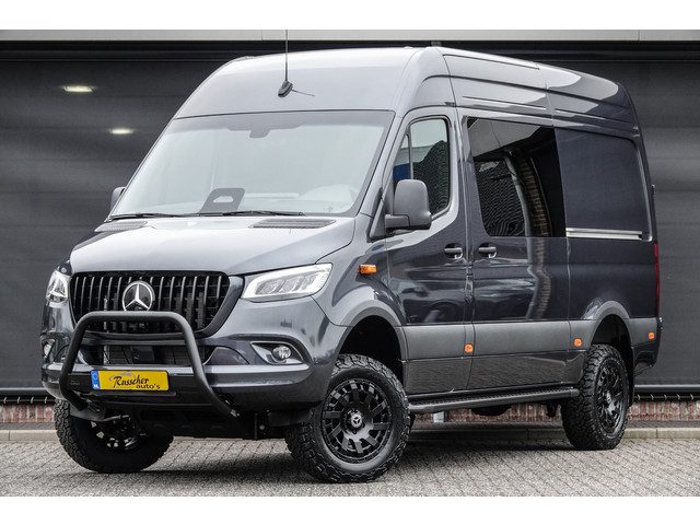 Mercedes-Benz Sprinter 4x4 319Cdi 190Pk 9G-tronic | L2H2 | Dubbele Cabine | 2x Schuifdeur | 4WD | AW