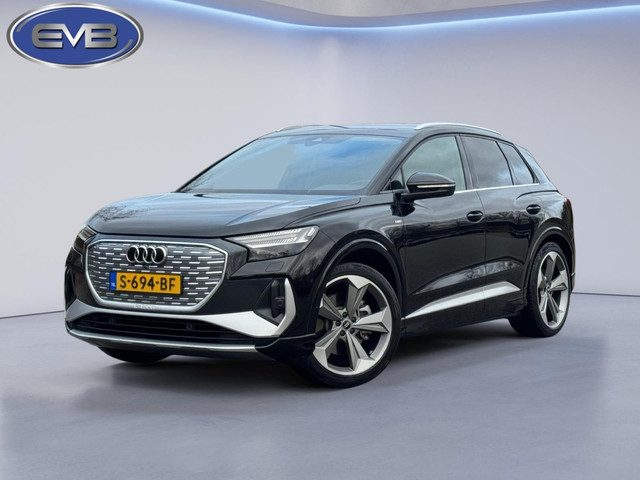 Audi Q4 e-tron 40 S 300 pk edition 77 kWh, SOH 92,5 %, 1 e eigenaar, 2 X S line, 21 ", Electrische t