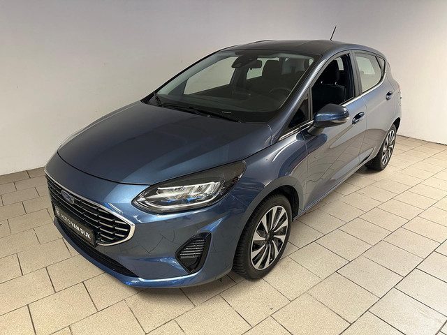 Ford Fiesta 1.0 EcoBoost Hybrid Titanium X 125PK MILD HYBRID AIRCO NAVI CRUISE APPLE CARPLAY VELGEN