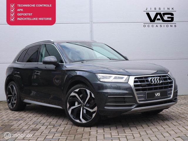 Audi Q5 50 TFSI e quattro Virtual LED Trekhaak Leer Pano PDC luchtvering