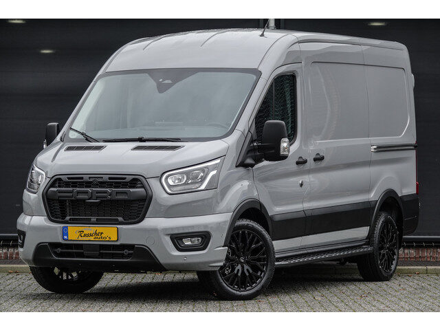 Ford Transit L2H2 | 130Pk A8 Aut. | Raptor Edition | 2x Schuifdeur | 360° Camera | Grey Matter | Nie