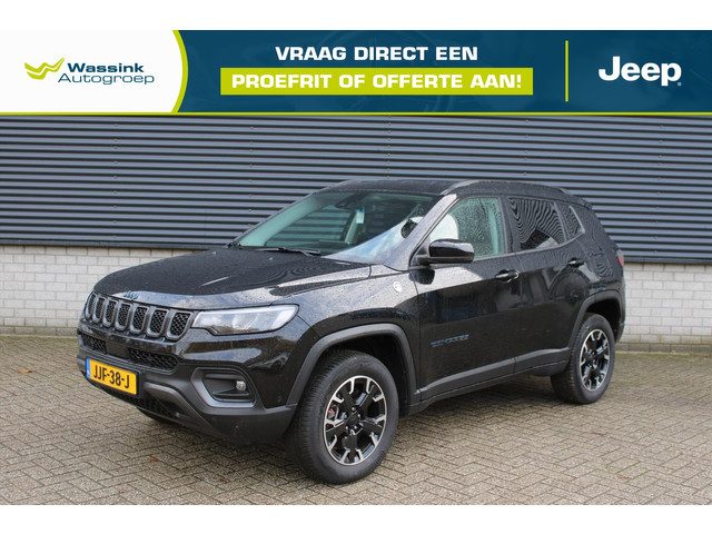 Jeep Compass Trailhawk 4XE PHEV 240pk Automaat I Camera I Navigatie I Stoelverwarming I Stuurwielver