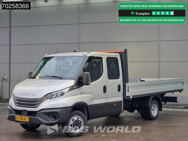 Iveco Daily 35C21 BPM VRIJ! 3.0L Automaat 210PK 2025-Model Open laadbak Dubbel Cabine Dubbellucht Ca