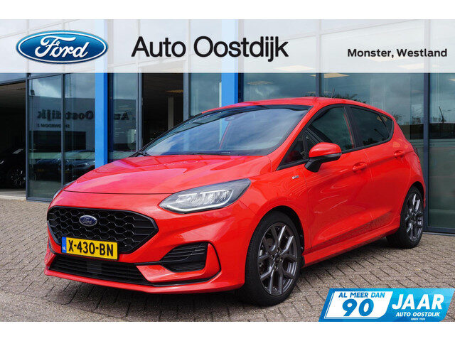 Ford Fiesta 1.0 EcoBoost Hybrid ST-Line 125PK Carplay-Navi Climate Cruise Control Privacy Glass Park